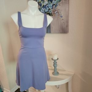 Periwinkle/blue A line Summer dress